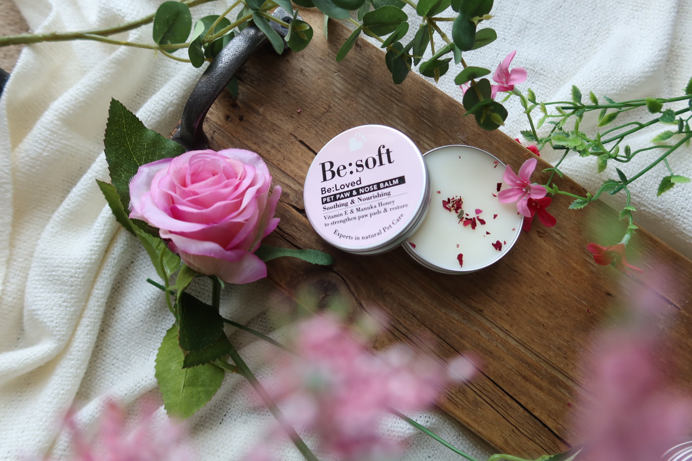 Be:Soft – Natural Dog Nose Balm & Dog Paw Balm - Moisturising & Soothing